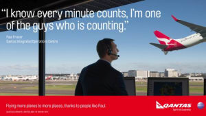 Qantas focuses on its people